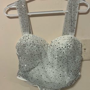 Sparkly crop top
